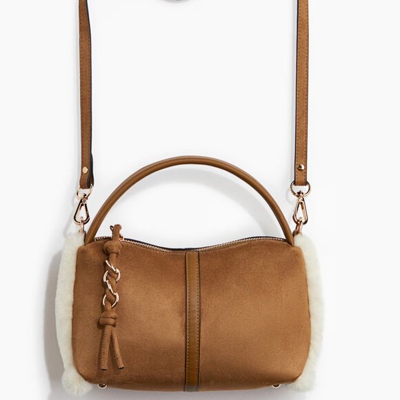 H&M Light Brown Crossbody Bag/NWT - Picture 2 of 14